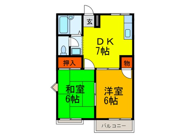 太子堂ホームズの物件間取画像